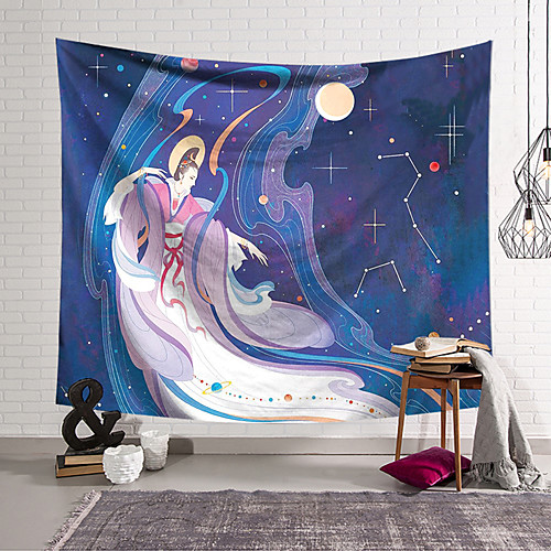 

Wall Tapestry Art Decor Blanket Curtain Hanging Home Bedroom Living Room Decoration Polyester Chang'e
