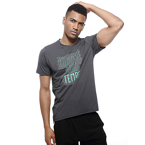 

Men's Tee / T-shirt Classic Style Crew Neck Letter & Number Sport Athleisure T Shirt Top Short Sleeves Breathable Moisture Wicking Soft Comfortable Everyday Use Casual Daily Outdoor Exercising