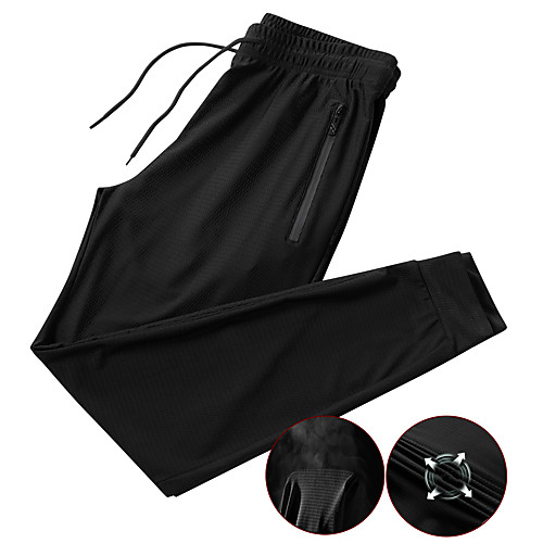 

Women's Men's Hiking Pants Trousers Solid Color Summer Outdoor Regular Fit Breathable Quick Dry High Elasticity Wear Resistance Elastane Pants / Trousers Bottoms Black Camping / Hiking Hunting Fishing