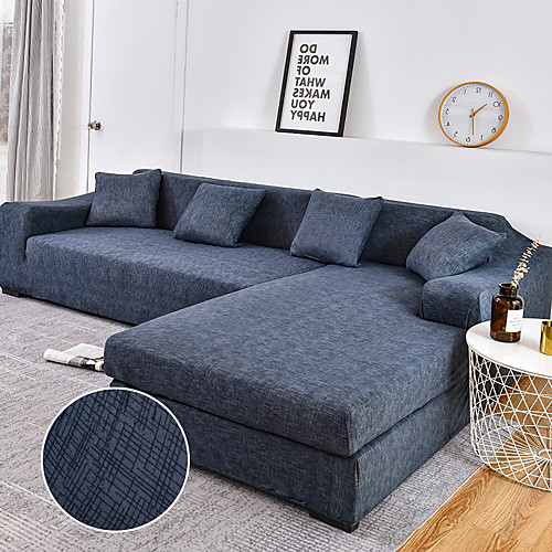 

Sofa Cover 1 Pc Furniture Protector Soft Stretch Sofa Slipcover Spandex Jacquard Fabric Super Fit for 14 Cushion Couch and L Shape SofaEasy to Install(1 Free Cushion Cover)