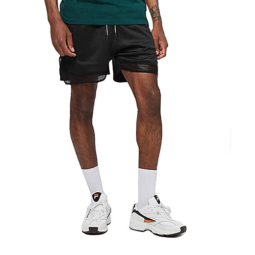 

Men's Casual / Sporty Athleisure Cycling Quick Dry Breathable Sports Daily Beach Chinos Shorts Pants Solid Color Short Drawstring Elastic Waist White Black Grey