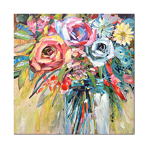 

Oil Painting Hand Painted Abstract Flowers Paintings On The Wall Art for Home Decoration Rolled Canvas No Frame Unstretched