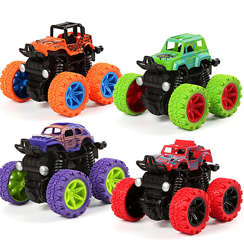 

1 pcs Mini Inertial Off-Road Vehicle Pullback Children Toy Car Plastic Friction Stunt Car Kids Gift for Boys