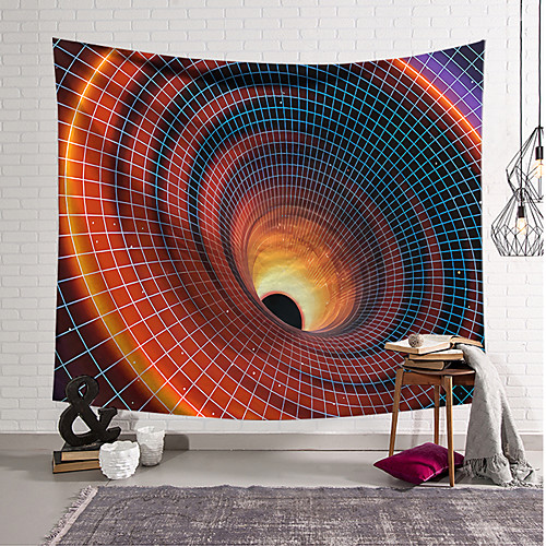 

Wall Tapestry Art Decor Blanket Curtain Hanging Home Bedroom Living Room Decoration Polyester Lattice