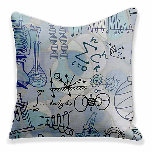 

Double Side 1 Pc Cushion Cover Print 45x45cm Linen for Sofa Bedroom Imagine