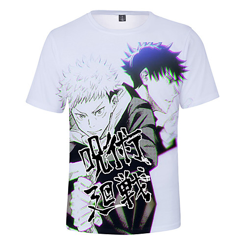 

Inspired by Jujutsu Kaisen Yuji Itadori Cosplay Costume T-shirt Terylene 3D Printing T-shirt For Women's / Men's