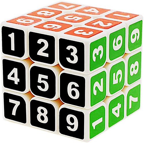 

Zcube 3x3 Magic Cube Stickerless 3x3x3 Number Speed Cube Puzzle