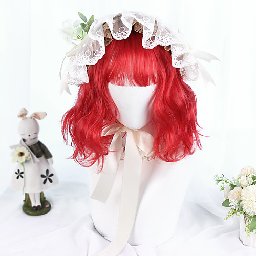 

Red Sweet Lolita Lolita Wig 35 inch Cosplay Wigs Other Wig Halloween Wigs