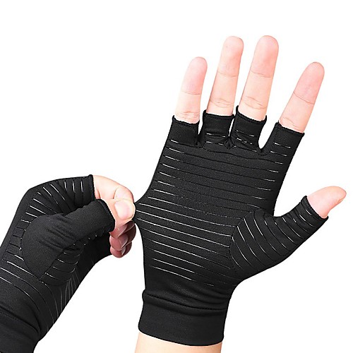 

Copper Arthritis Gloves for Women and Men High Copper Content Compression Gloves for Pain Relief of Swelling Hand Pain Tendinitis and Arthritis Black