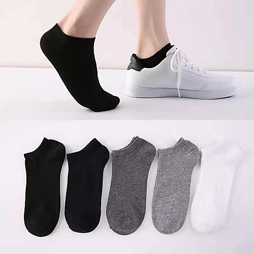 

Men's All Socks Solid Colored Socks Thin Gray 1 Pair