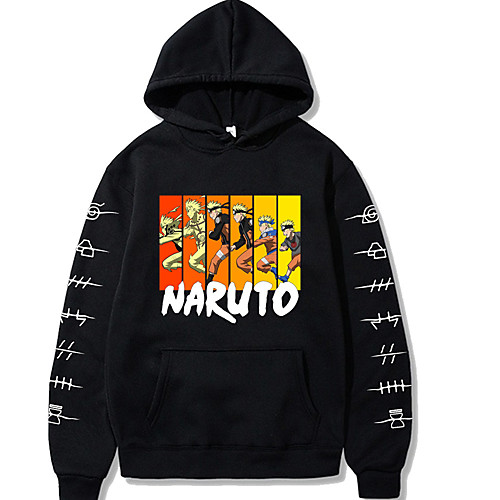 

Inspired by Naruto Naruto Uzumaki Cosplay Anime Cartoon Polyster Print Harajuku Graphic Kawaii Hoodie For Men's / Women's