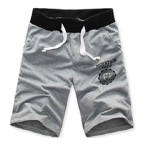 

casual mens Boardshorts cargo shorts pants summer beach Running Athletic sport joggers plain half trousers gray
