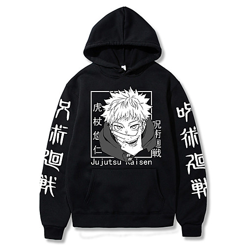 

Inspired by Jujutsu Kaisen Yuji Itadori Anime Cartoon Polyster Print Harajuku Graphic Kawaii Hoodie For Men's / Women's