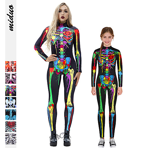 

Cosplay Costume Outfits Skeleton / Skull Haganai Teenager Adults' Cosplay Costumes Knee Socks Athletic Socks Dress Socks Men's Women's Kids Printing Halloween Carnival New Year / Female / Family Look