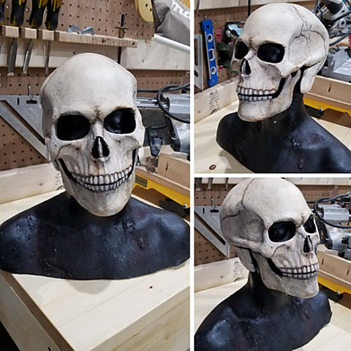 

Full Head Skull Mask Skeleton Mask Halloween Costume Horror Evil Call Of Duty Mask Helmet With Movable Jaw Helmet