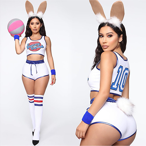 

Inspired by Space Jam Lola Bunny Cosplay Lolita Anime Japanese Cosplay Costumes Suits Set For Women's Halloween