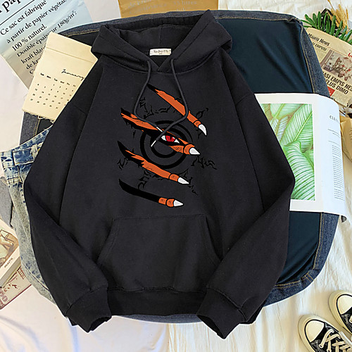 

Inspired by Naruto Cosplay Anime Cartoon Polyster Print Harajuku Graphic Kawaii Hoodie Unisex