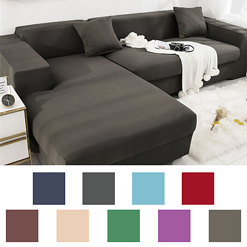 Stretch Slipcover Sectional Sofa Cover Solid Color Washable Furniture Protector For Kids Pets Fit Armchair Loveseat 3 Seater 4 L Shape 2021 Us 27 99 - Pet Covers For Sectional Sofa Stretch Slipcover Sectional Sofa Cover Solid Color Washable Furniture Protector For Kids Pets Fit Armchair Loveseat 3 Seater 4 L Shape 2021 Us 27 99 - Pet Covers For Sectional Sofa