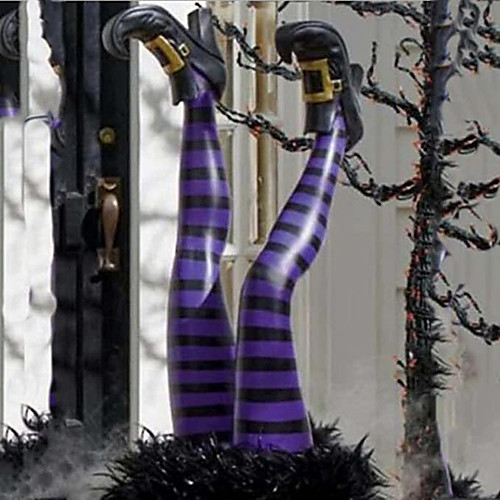 

Halloween Decoration Wicked Witch Legs Yard Decor Props for Halloween Outdoor and Indoor decor 3810cm