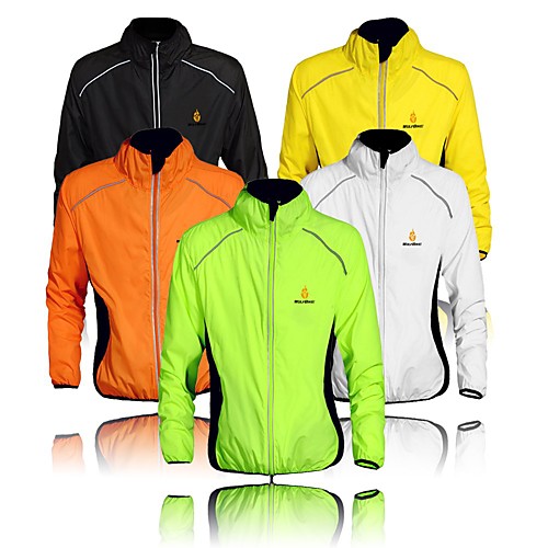 

Men's Cycling Jacket Winter Polyester Bike Windbreaker Raincoat Top Waterproof Windproof Breathable Sports Navy / Green / White Clothing Apparel Advanced Bike Wear / Long Sleeve / Quick Dry