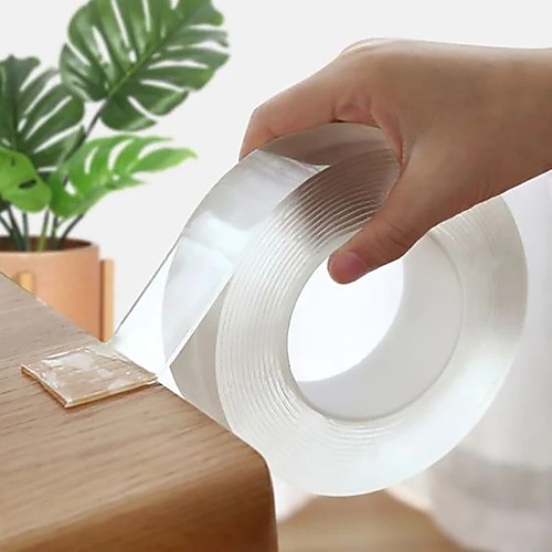 

Monster Tape Waterproof Wall Stickers Reusable Heat Resistant Bathroom Home Decoration Tapes Transparent Double Sided Nano Tape 3200cm
