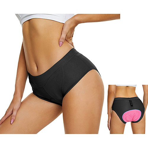 

Women's Bike Underwear Cycling Under Shorts Winter Summer Nylon Elastane Silicon Shorts Padded Shorts Chamois Bottoms 3D Pad Breathable Limits Bacteria Sports Solid Color Purple Black Pink