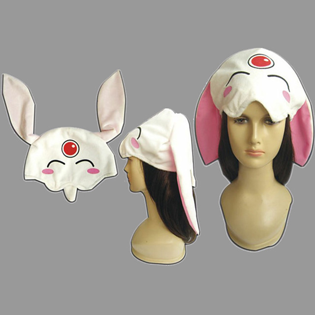 Hat Cap Inspired By Cosplay Mokona Modoki Anime Cosplay Accessories Polar Fleece Unisex Halloween Costumes 21 7 69