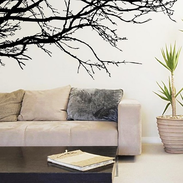  Sticker  mural  grande  branche d arbre d coratif paysage 