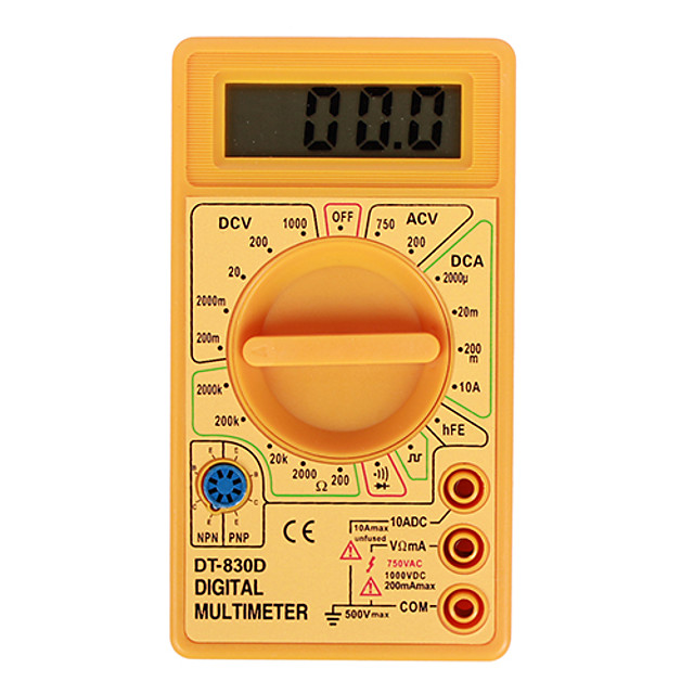 Dt830d الرقمية Lcd Ova Ac Dc Vot متر الفولتميتر جهاز قياس المقاومة أوم مقياس التيار الكهربائي الشراء المتر المحمولة فاحص الطنان 1304186 2021 10 34