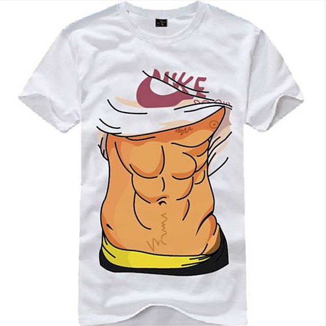 t shirt with abs print