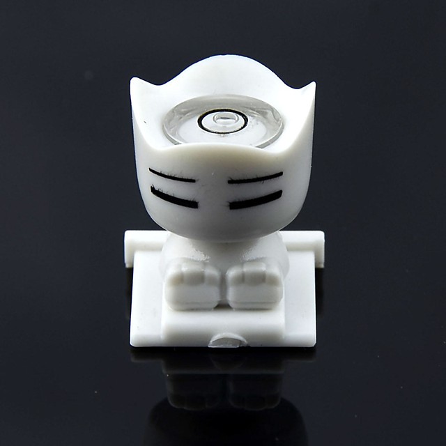 21年 ユニバーサルかわいい猫の飾りは デジタル一眼レフ用のホットシューカバーをabs ホワイト コレクション 4 59