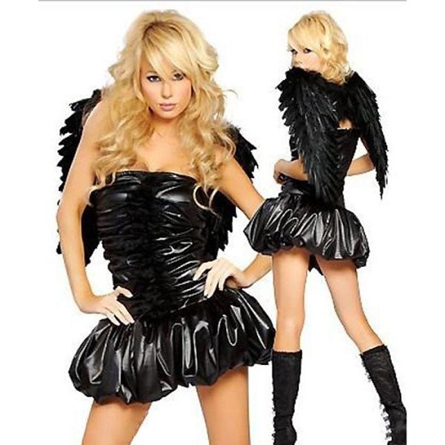 Sexy Dark Angel Schwarz Terylene Frauen Halloween Kostum 1496481 2021 27 49