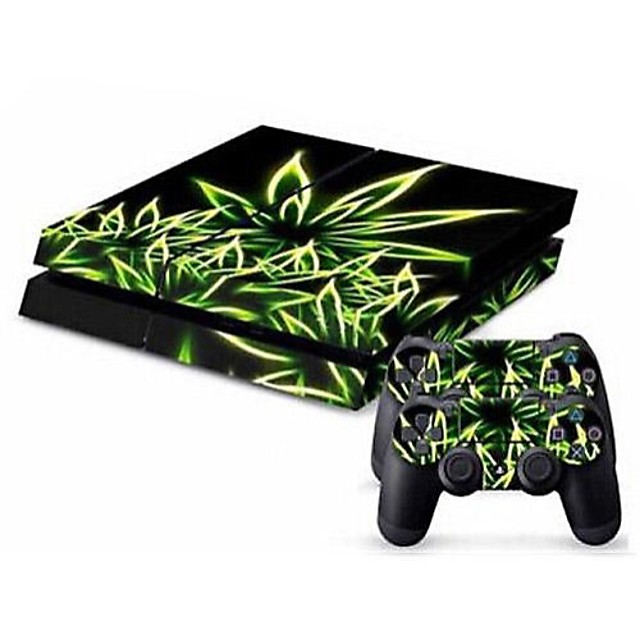 Sticker skins. Sony PLAYSTATION зеленый дракон.