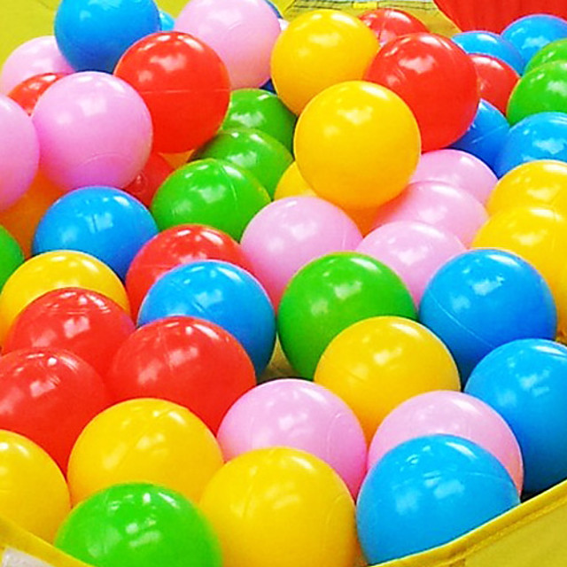 100pcs 5 5cm Sarene Plasticne Oceana Loptu Igrajuci Bazenske Vode Igracke Slucajni Boja Iz 2128335 2021 16 19
