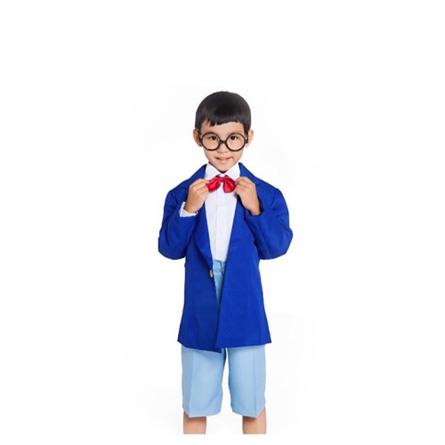 Detective Conan Case Closed Conan Edogawa Kids Cosplay Costume 52 49