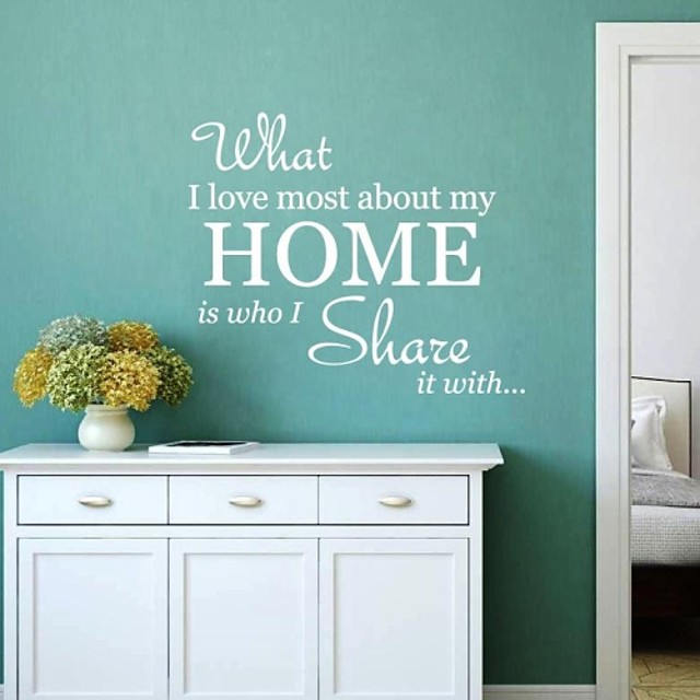 Words & Quotes Wall Stickers Words & Quotes Wall Stickers Decorative