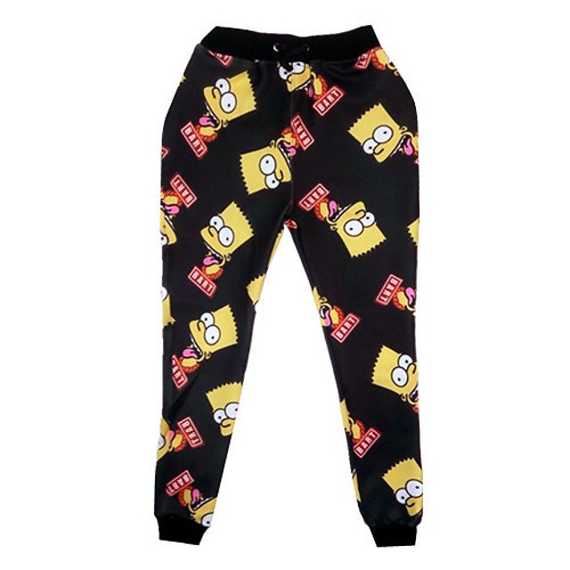 15 Winter Neue Art Und Weise Manner Frauen Jogger Hosen 3d Harajuku Cartoon Simpson Bart Jogging Jogginghose Lauf Outfit Dropshipping 35 19