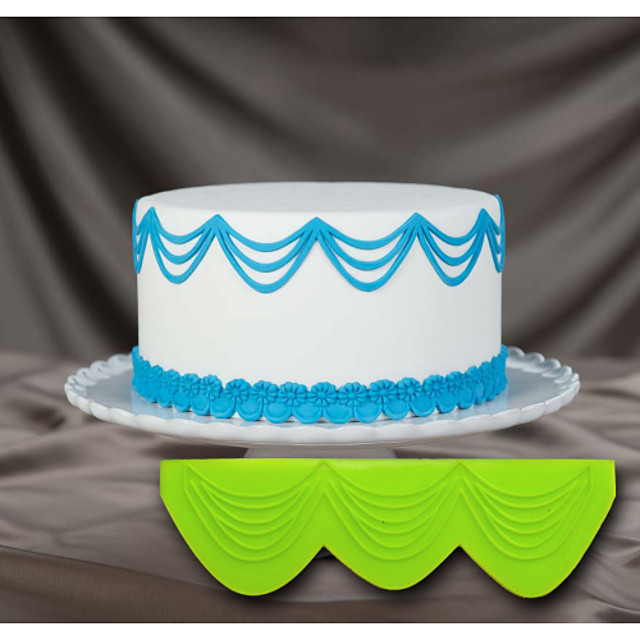 Decoration De Gateau Moule En Silicone 3d Gateau Pochoir Chaine Triple Chute Pochoirs 3d Pour La Decoration De Gateaux Et De L Art De De A 4 59