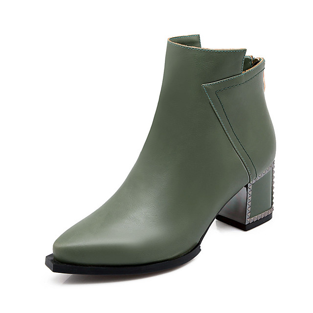bota cano curto verde