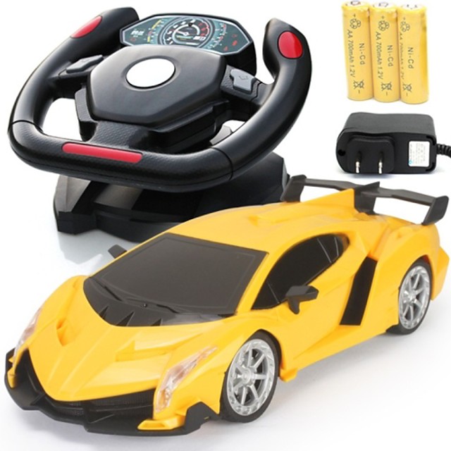 remote control cars with steering wheel and pedals