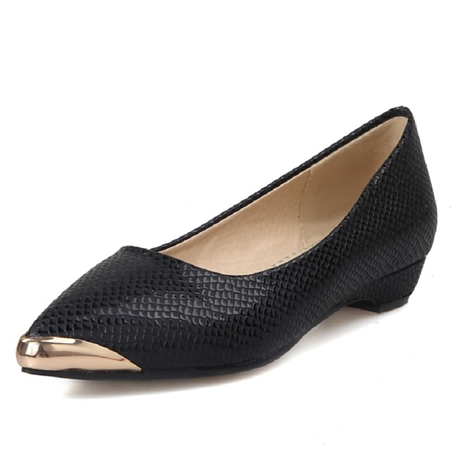 office pointed flats