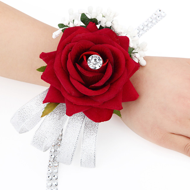 wrist wedding flowers