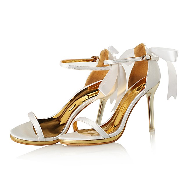 Sandalias Para Vestido Blanco Y Negro