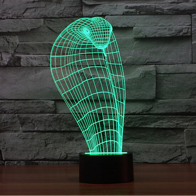 UU. 3D LED luz nocturna Decoración de la nocturna Atmósfera Lámpara de noche Lámpara de noche Tapones de EE 