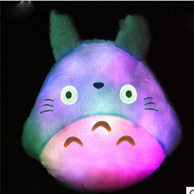 1pc Colore Couleur Changeante Romantique Anniversaire Totoro Renforcer La Lumiere De Nuit De A 19