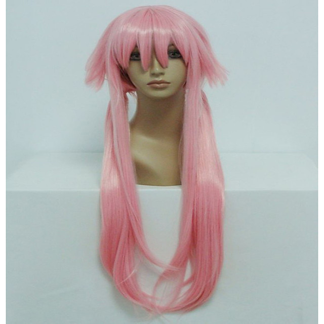 anime the future diary gasai yuno 80cm long straight light pink cosplay wig halloween costume wig halloween 5322236 2020 16 99 lightinthebox