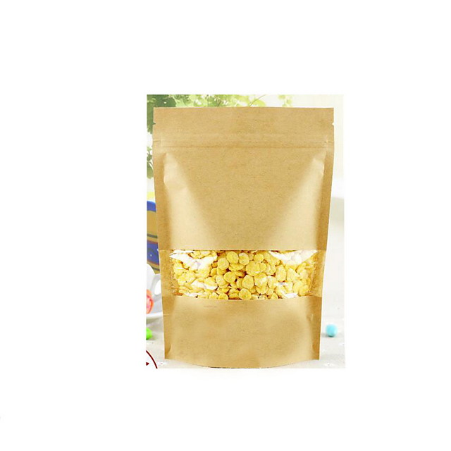 kraft torba kraft Kilitli gıda ambalaj poşetleri, çay tohumu çanta