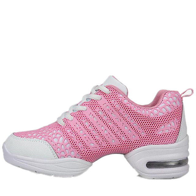 pink dance sneakers