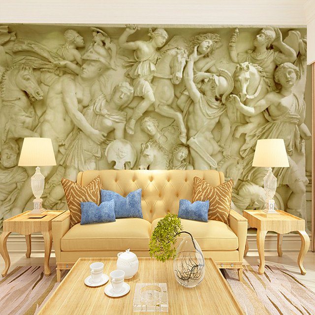 große 3d stereo tapete mural grau große relief hintergrund ...