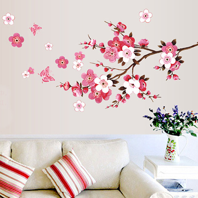 Waterproof Sunflower Wall Sticker Decal Home Bedroom Background Decor 60*90cm